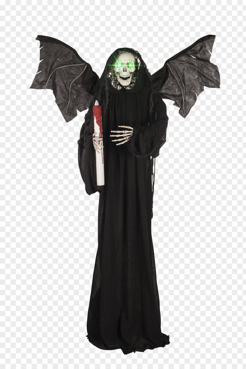 Halloween The Wonderful Wizard Of Oz Oz: Beyond Yellow Brick Road Standing Winged Reaper With Candle Decoration Emerald City PNG
