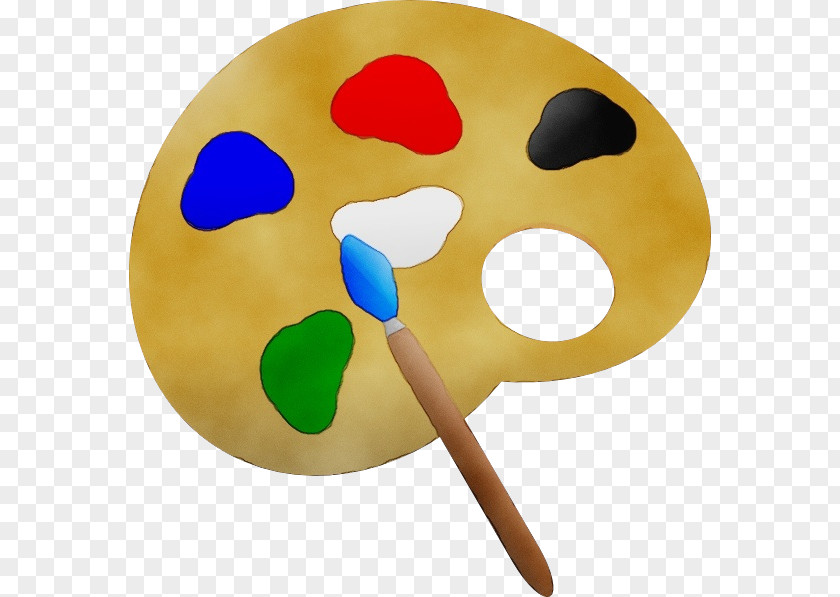 Mask Painting Palette Color Paint Brushes Oil PNG