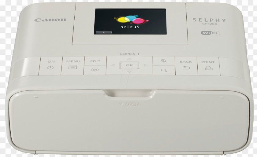 Printer Laser Printing Photo Canon SELPHY CP1200 PNG