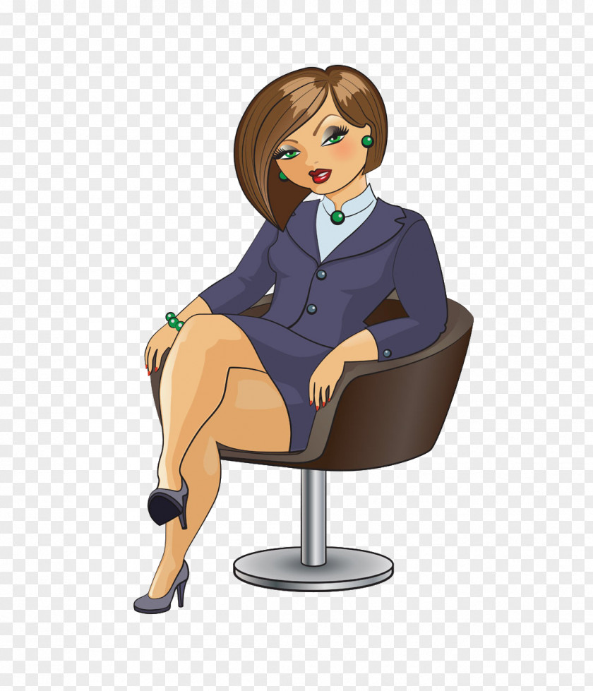Professional Women Cartoon Woman Illustration PNG