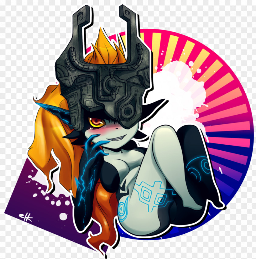 The Legend Of Zelda: Twilight Princess Midna Cartoon Fan Art PNG