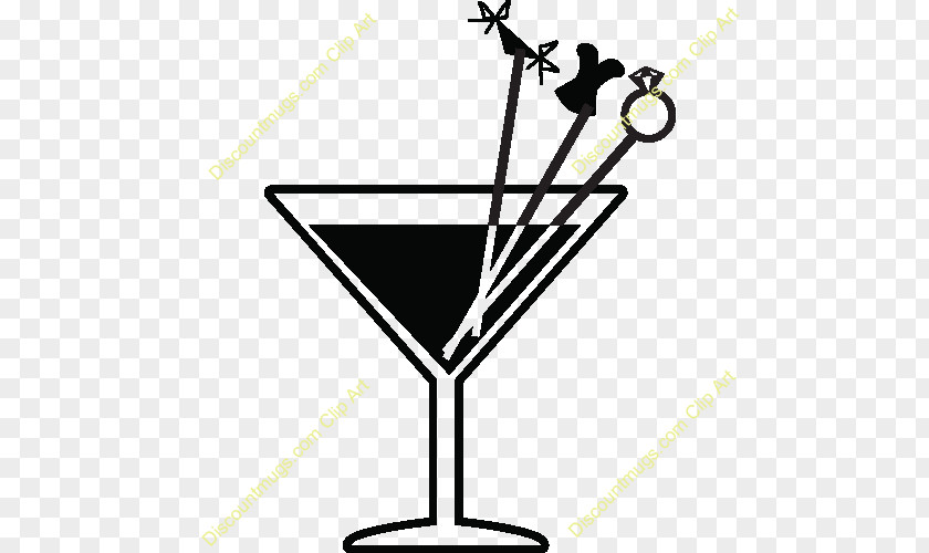 Bermuda Cruise Ship Martini Champagne Glass Cocktail Clip Art PNG