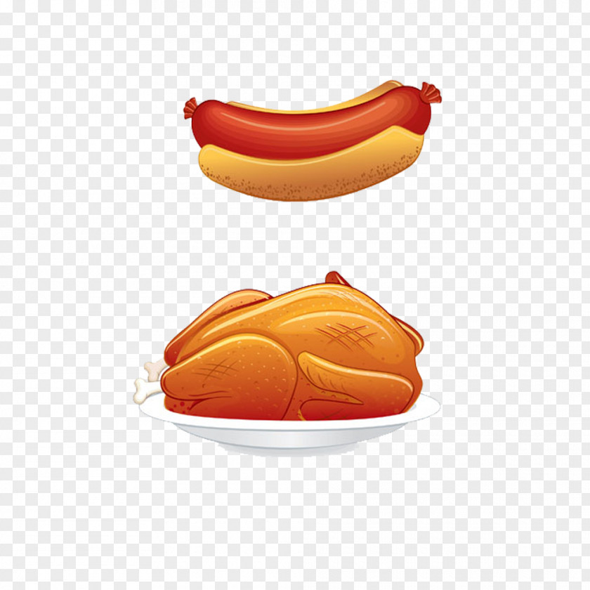 Children Chicken Sausage Thighs Hot Dog PNG