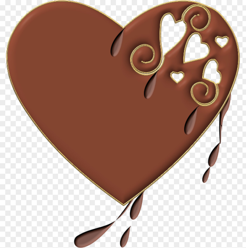 Chocolat Heart Clip Art PNG