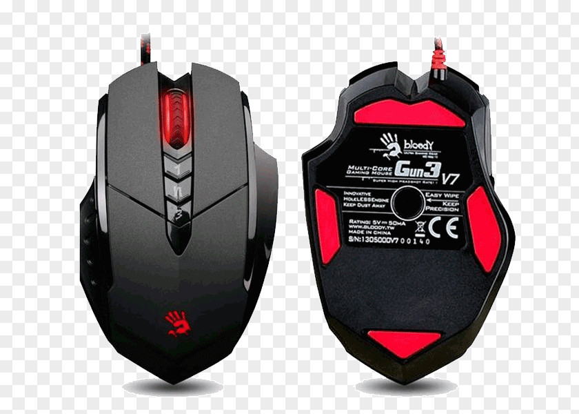 Computer Mouse Keyboard A4 Tech Bloody V7M A4Tech V7 PNG