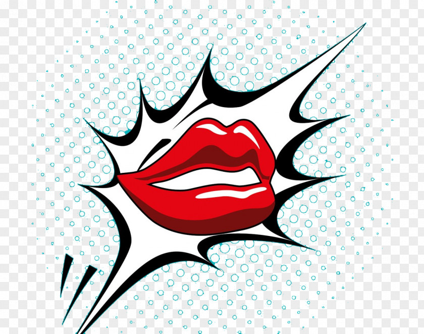 Explosive Lips Material Free To Pull PNG lips material free to pull clipart PNG