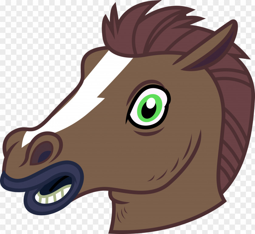 Horse Mask Head Pony Applejack PNG