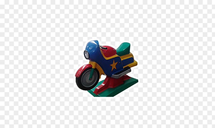 Riding Motorbike Figurine PNG