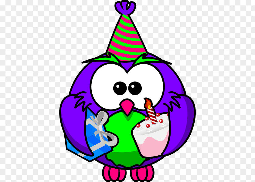 Baby Birthday Clipart Owl Bird Cartoon Clip Art PNG