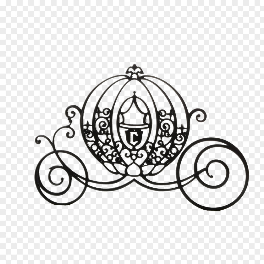 Black Cartoon Pumpkin Carriage Cinderella Mickey Mouse Silhouette PNG