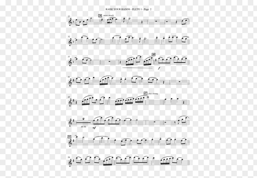 Raise Hand Numbered Musical Notation Precious Corner Chord Song PNG
