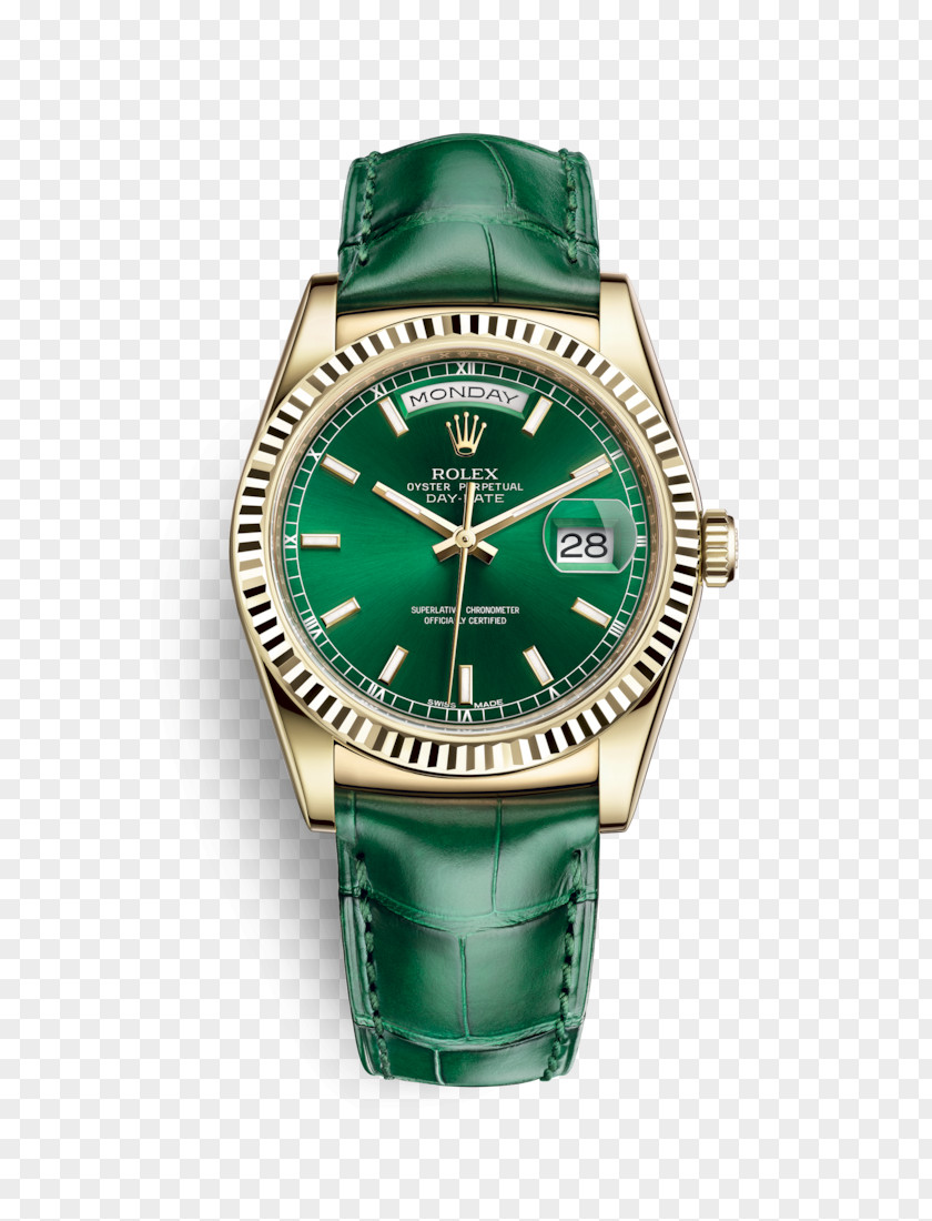 Rolex Day-Date Counterfeit Watch Gold PNG