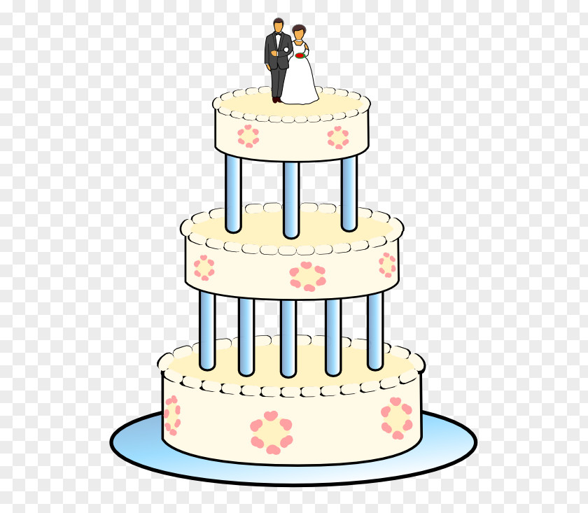 Wedding Cake Sugar Decorating Clip Art PNG