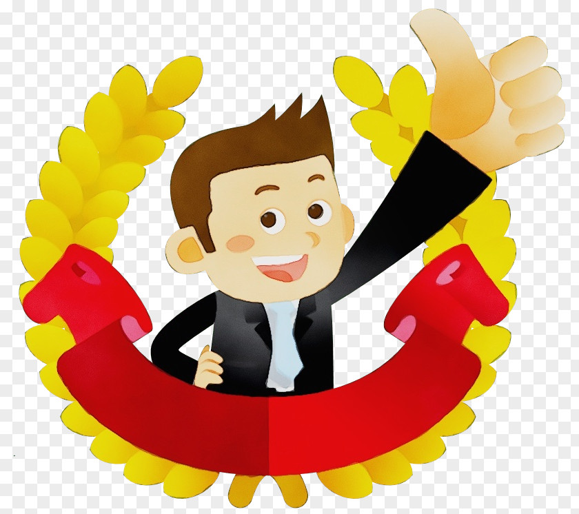 Cartoon Gesture Happy Smile PNG