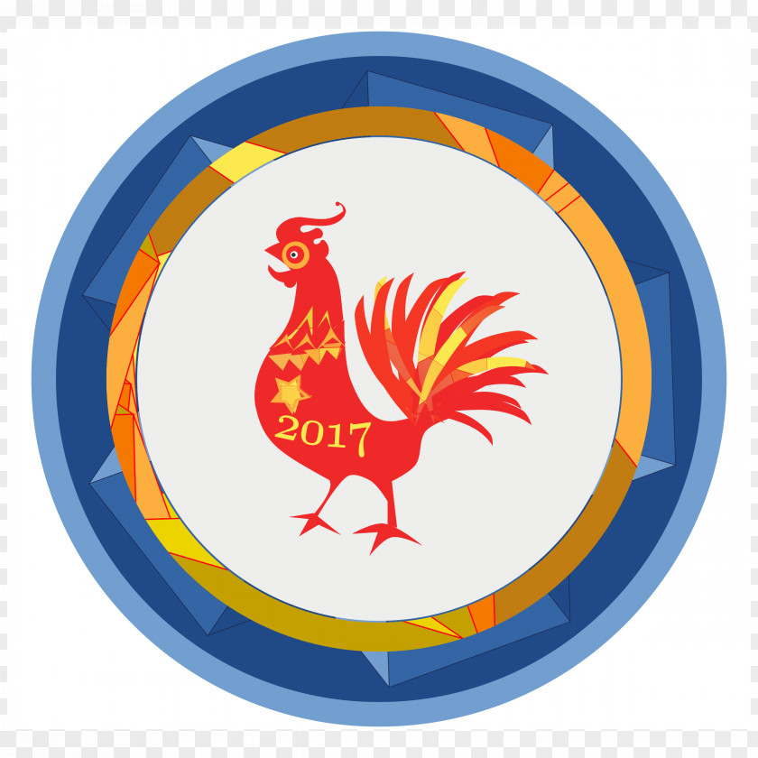 Chinese New Year Crafts Rooster Clip Art PNG