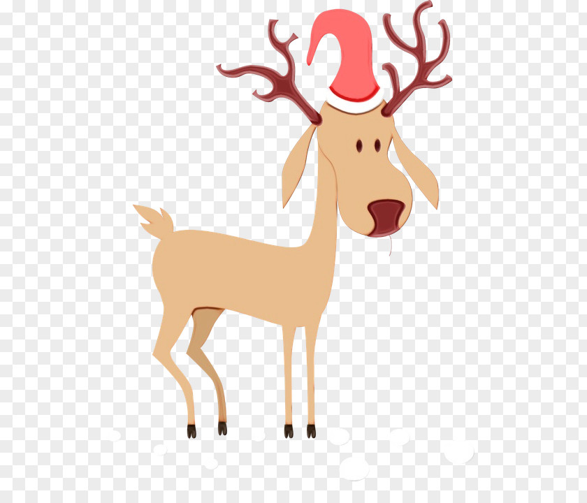 Elk Tail Reindeer Cartoon PNG