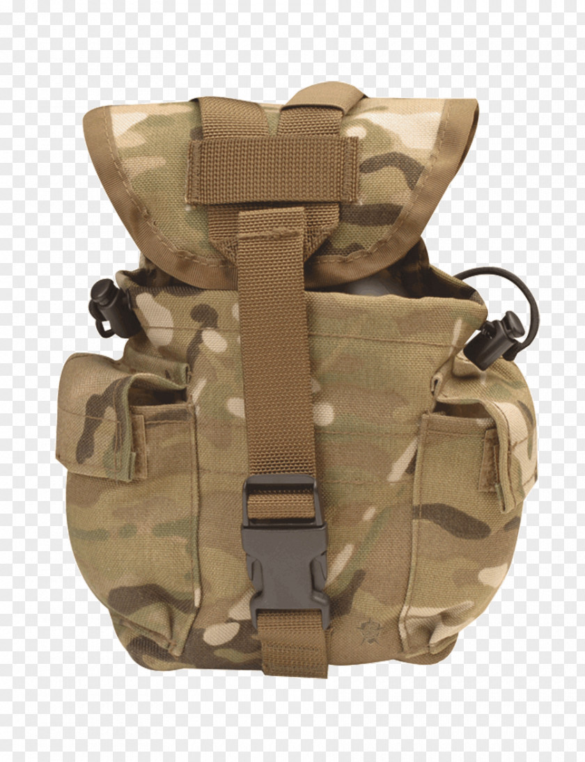 Military MOLLE Canteen MultiCam Army Combat Uniform PNG