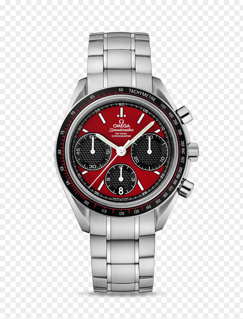Omega Watches Red Male Table Speedmaster SA Watch Chronograph Coaxial Escapement PNG