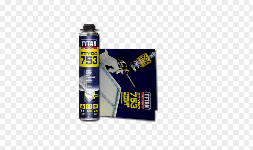 Pistola Foam Adhesive Aerosol Spray Polystyrene Titanium PNG