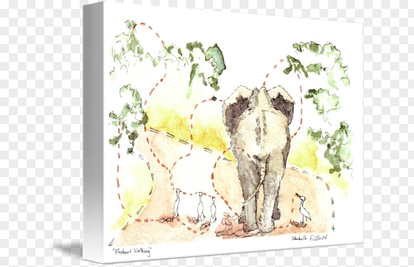 Watercolor Elephant Indian Drawing Painting Animal PNG