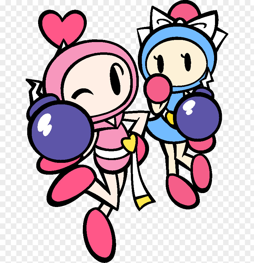 Bomberman Super R Land Touch! 2 Video Game 凶悪ボンバー五人衆 Pink PNG