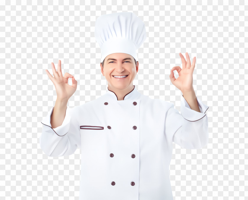 Gesture Uniform Cook Chef's Chef Chief PNG