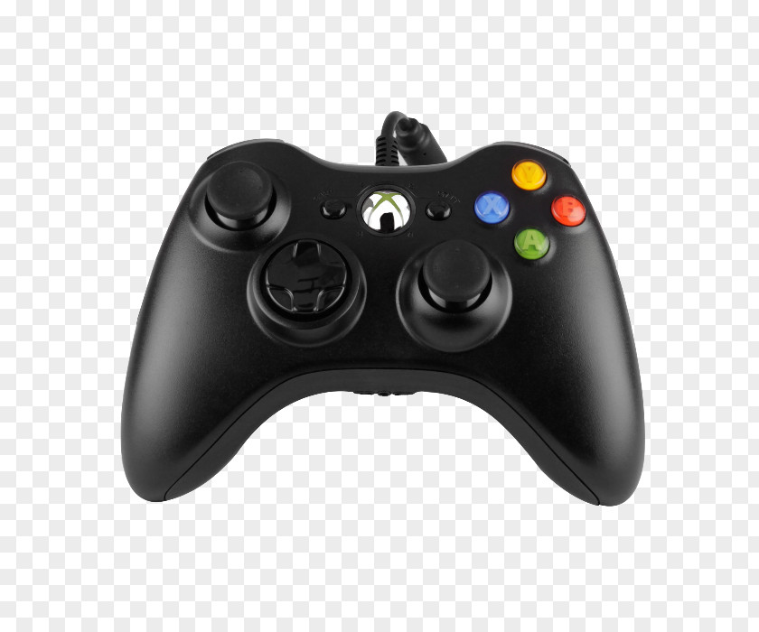 Xbox 360 Controller Black Wireless Racing Wheel Game Controllers PNG