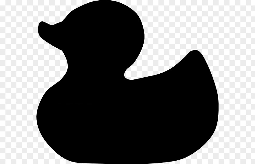 Black Clip Art Water Bird Silhouette PNG