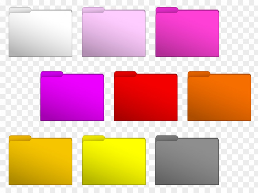 Colored Icons Directory Color PNG