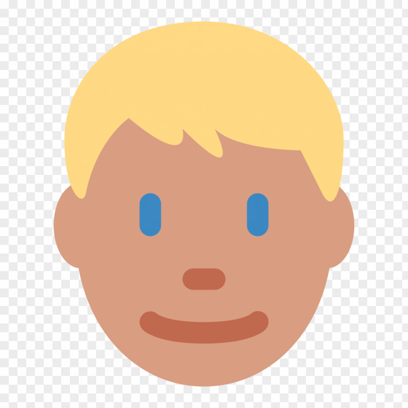 Emoji Hair Loss Human Skin Color Blond PNG