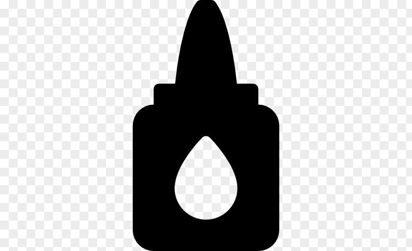 Glue Icon Black M Font PNG