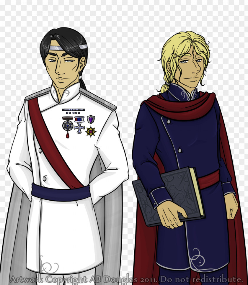 Grand Emperor Robe Costume Design Uniform Character PNG