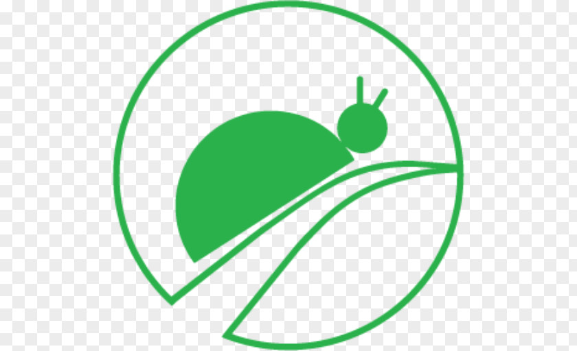 Plant Logo Green Leaf Line Circle PNG
