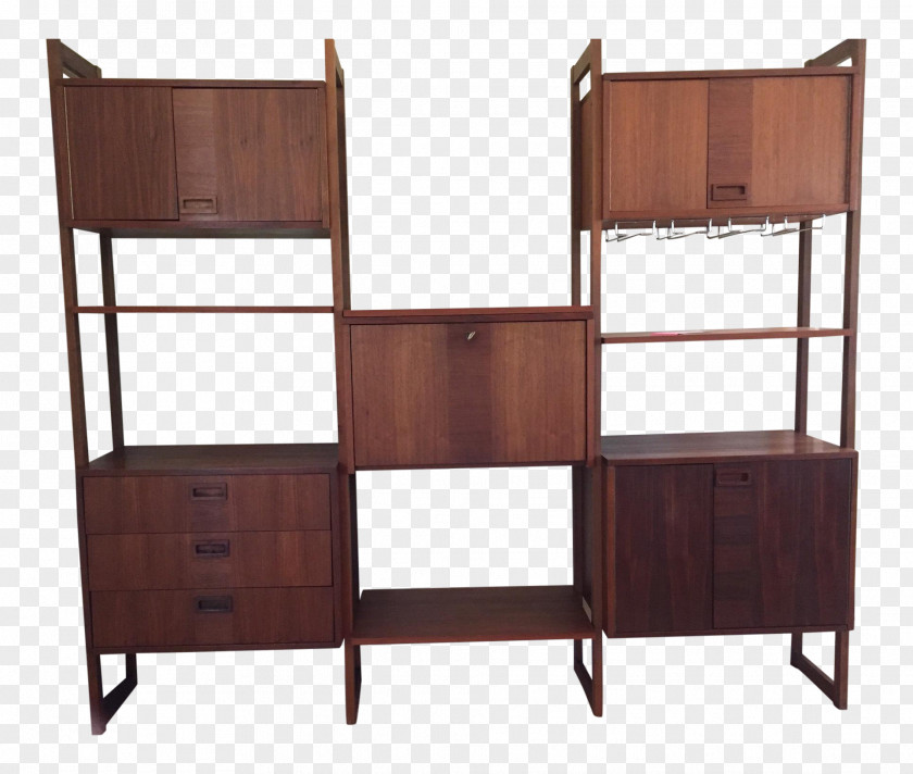 Table Shelf Furniture Bookcase Wood PNG
