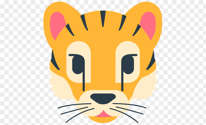 Tiger Whiskers Emoji Cat Clip Art PNG