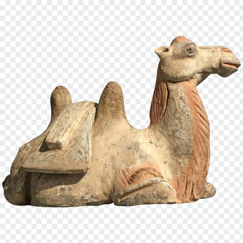 Camel Statue Dromedary Bactrian Tang Dynasty Ghana Empire Saddle PNG