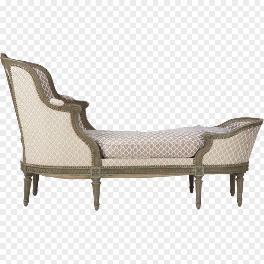 Chair Chaise Longue Couch Furniture Louis XVI Style PNG