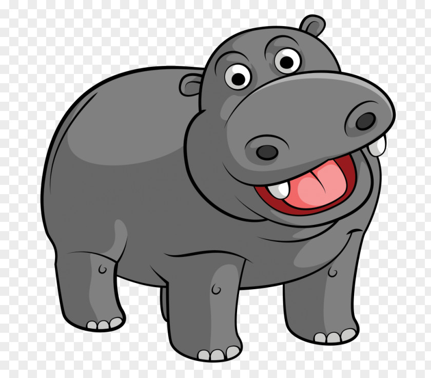Hippopotamus Drawing Dessin Animé PNG animé, others clipart PNG