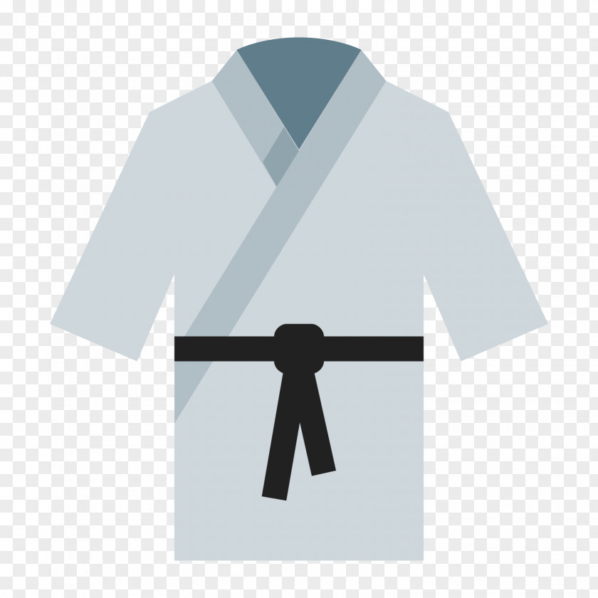 Taekwondo Material Sleeve Kimono Collar Bathrobe PNG