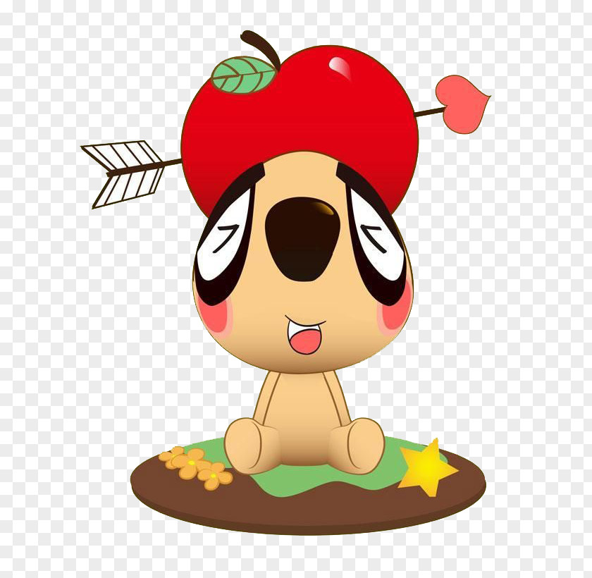 Very Naughty Cartoon Puppy Download Computer File PNG
