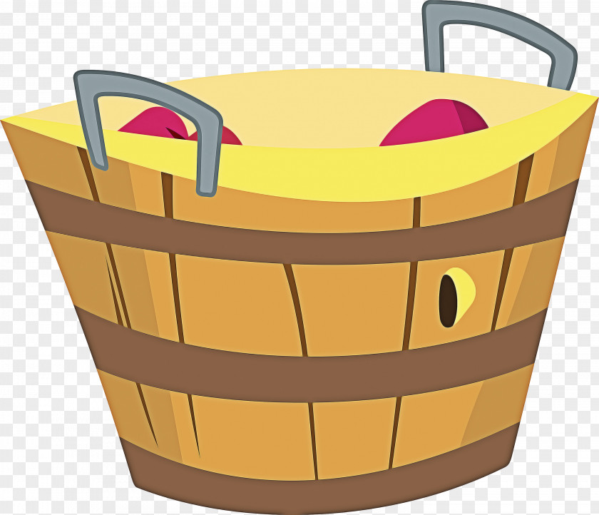 Waste Container Bucket Clip Art Yellow PNG