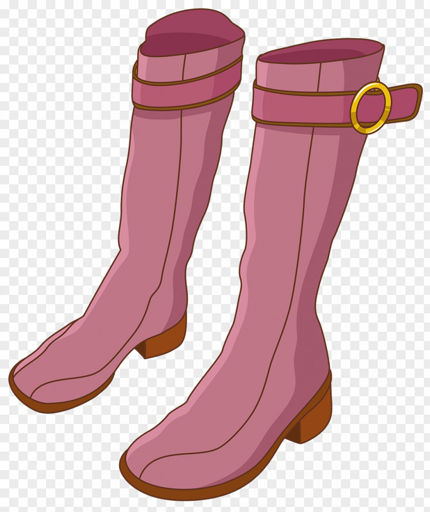 Cartoon Women's Boots Shoe Riding Boot PNG