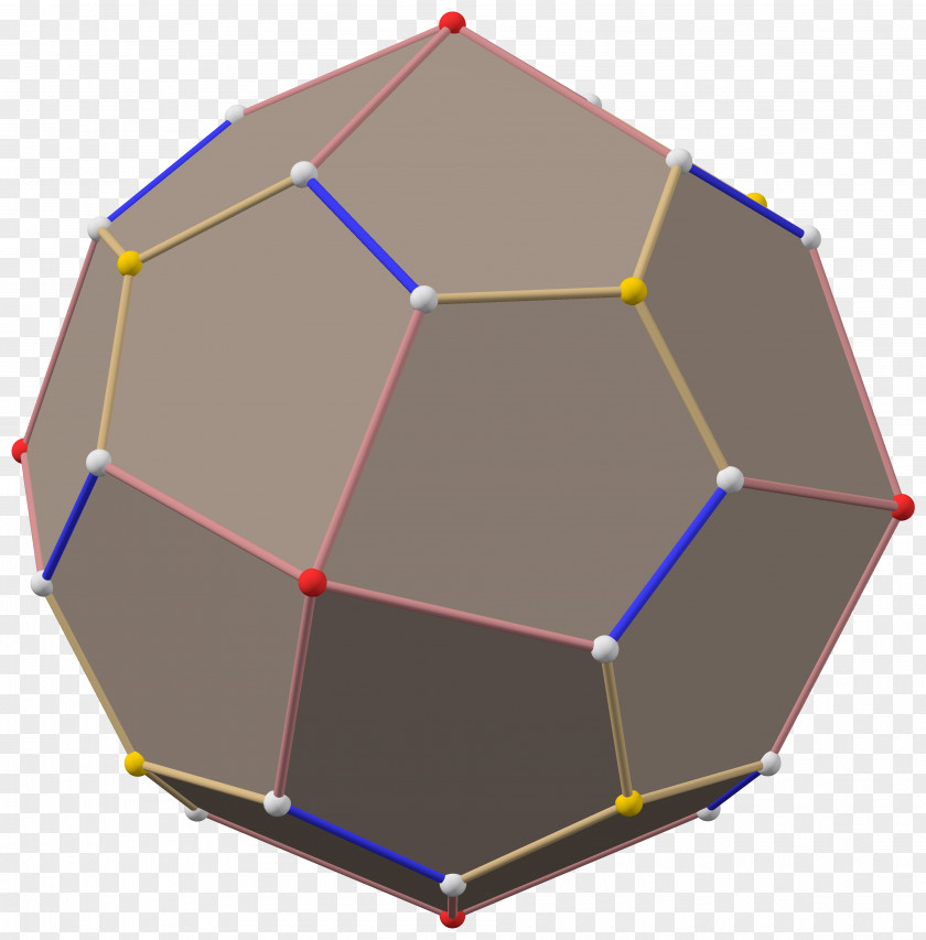 Catalan Solid Snub Cube Archimedean Face Dual Polyhedron PNG
