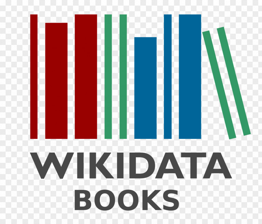 Logo Books Wikimedia Project Wikidata Knowledge Base PNG
