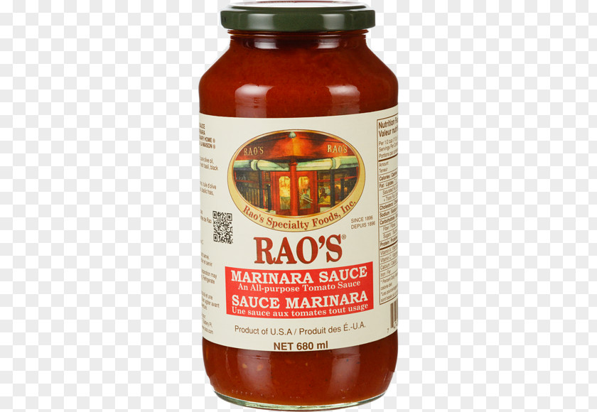 Tomato Marinara Sauce Rao's Pasta Italian Cuisine Sweet Chili PNG