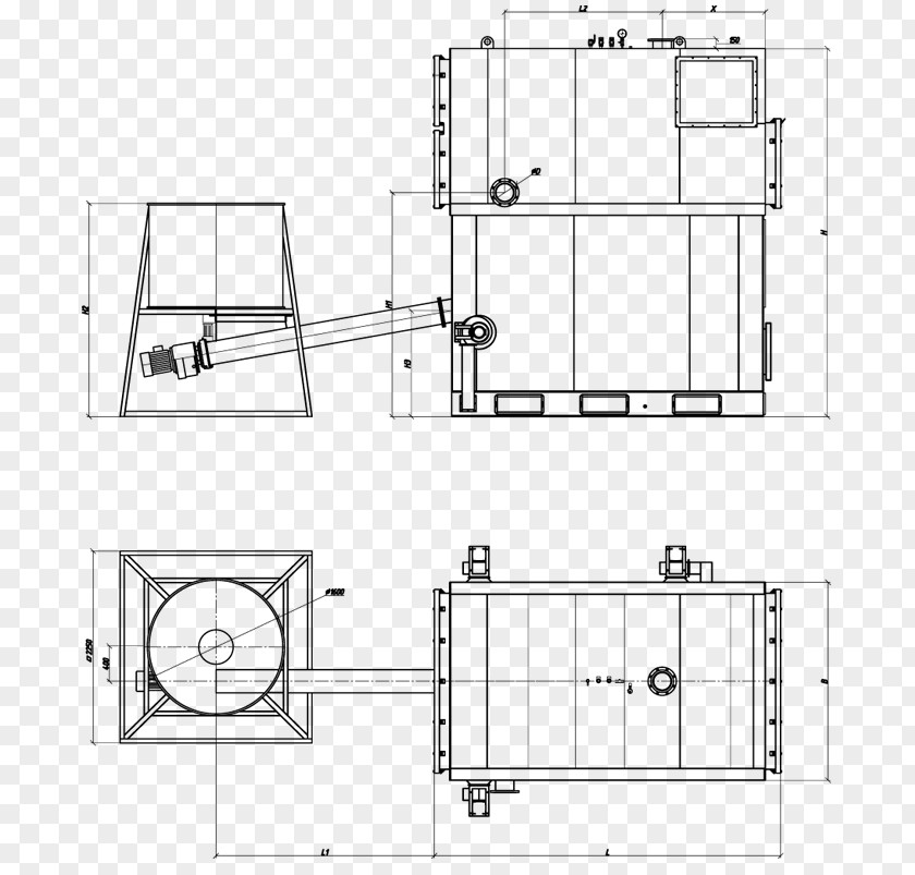 Design Technical Drawing Furniture Diagram Floor Plan PNG