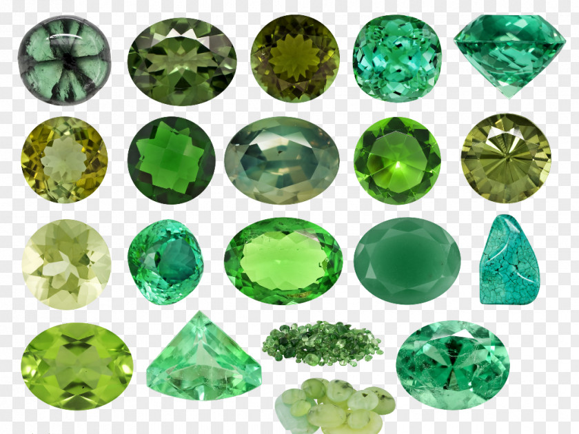 Gemstone Green Color Blue Emerald PNG
