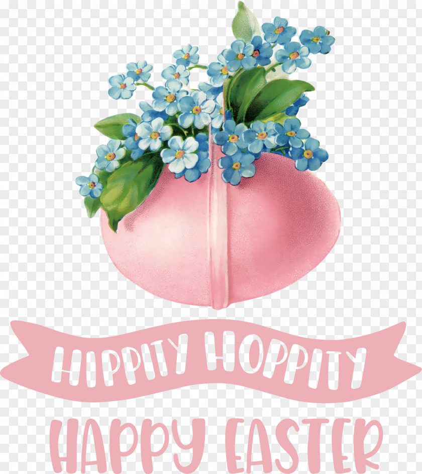 Hippity Hoppity Happy Easter PNG