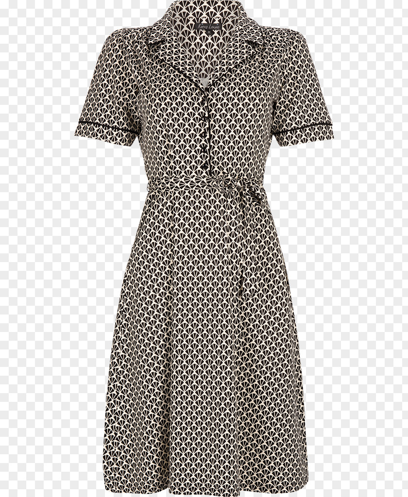 King Louie Polka Dot Sleeve Vintage Clothing Dress PNG