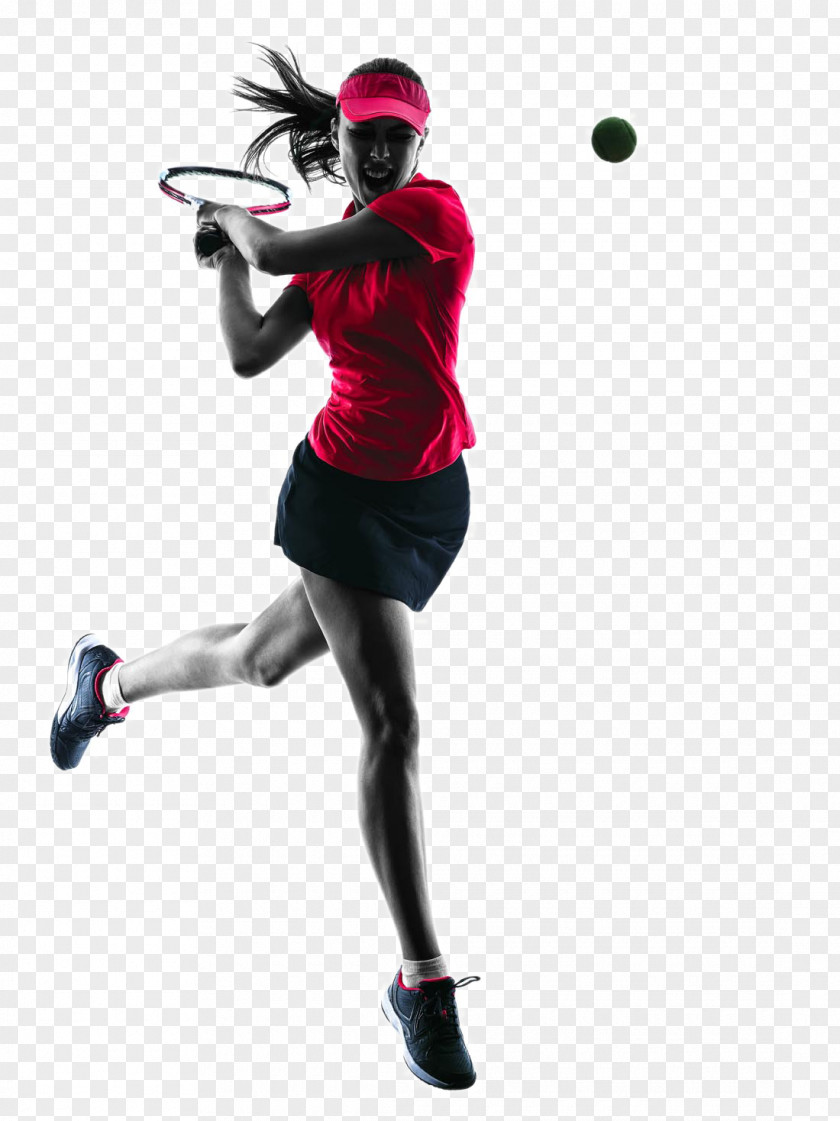 Tennis Player Backlit Photo Icon PNG